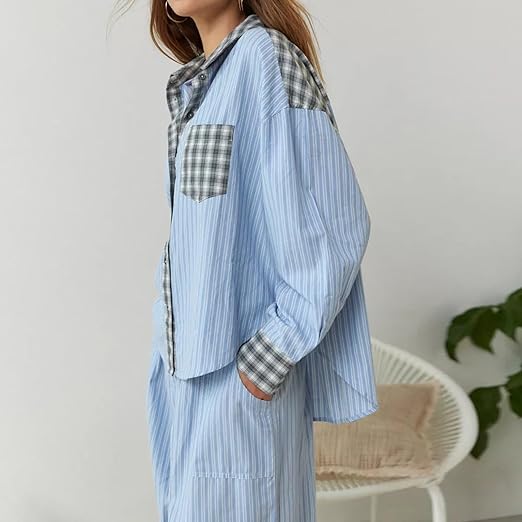 Ensemble de pyjama douillet et ample - Confort optimal pour des nuits reposantes - Projet Paris - Idéal pour le sommeil