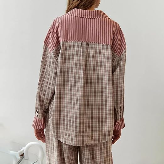 Ensemble de pyjama douillet et ample - Confort optimal pour des nuits reposantes - Projet Paris - Idéal pour le sommeil