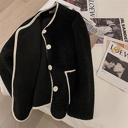 Veste Teddy pour femmes - Projet Paris - Douce et confortable - Parfaite pour les journées froides