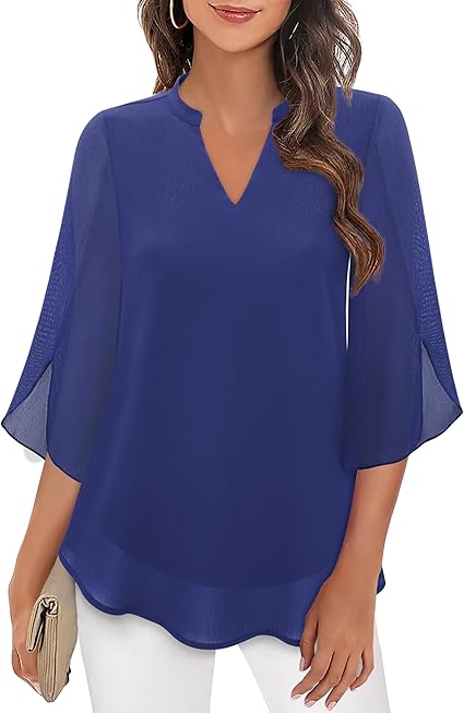 Blouse Chic à Étages – Projet Paris – Style sophistiqué – Polyvalente et féminine
