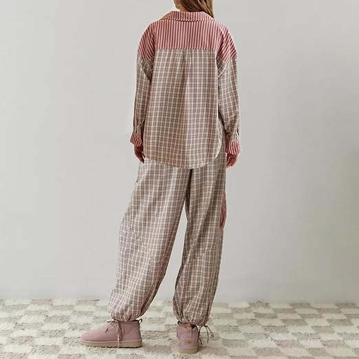 Ensemble de pyjama douillet et ample - Confort optimal pour des nuits reposantes - Projet Paris - Idéal pour le sommeil