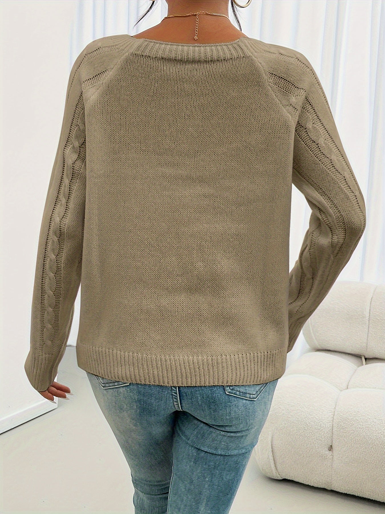 Pull à col rond - Projet Paris - Simplicité et confort - Parfait pour un look décontracté