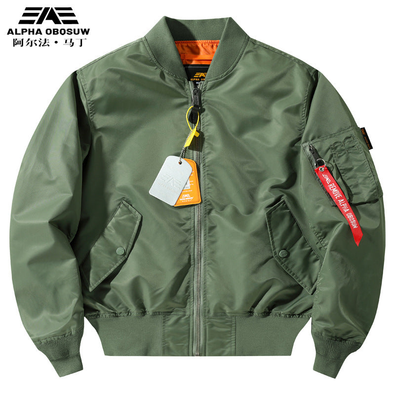 Blouson pilote MA1 rembourré pour hommes - Style aviateur - Projet Paris - Chaud