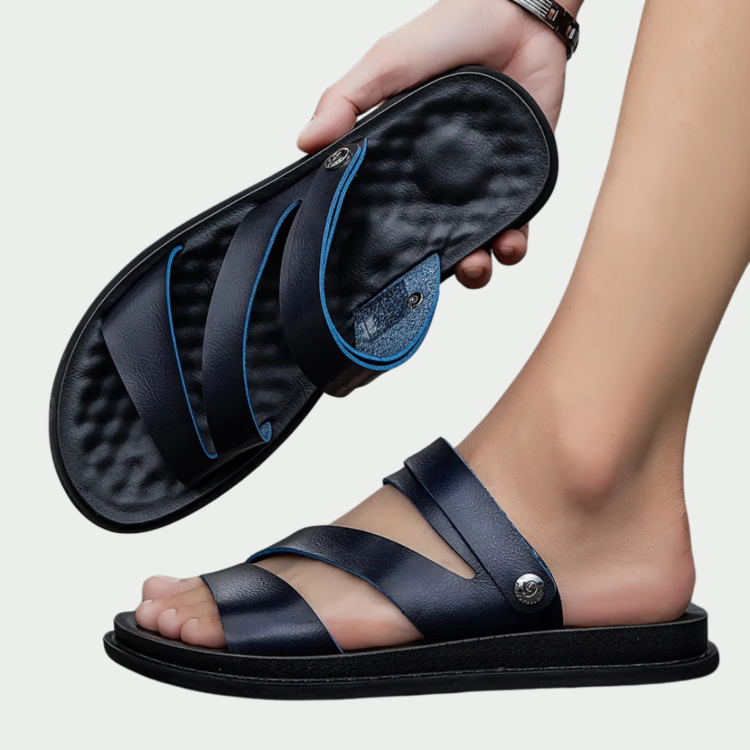 Sandales en cuir décontractées – Projet Paris – Style estival – Confort pieds nus