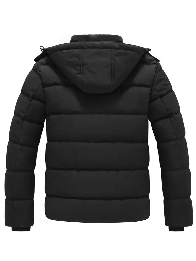 Veste d'hiver pour hommes - Manteau matelassé - Projet Paris - Protection contre l'humidité - Confort