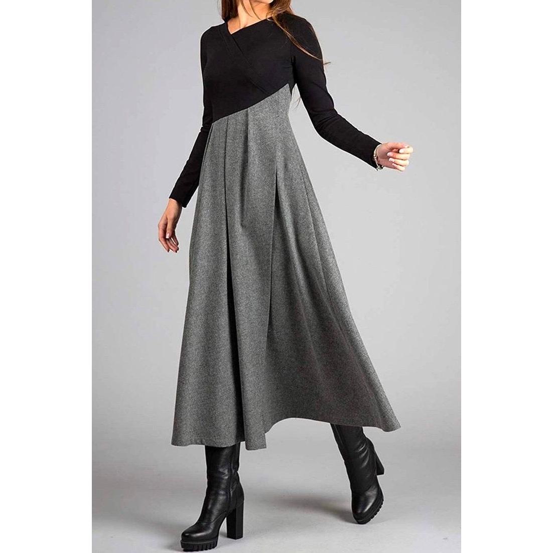 Robe maxi à manches longues - Look élégant - Projet Paris - Confort et style