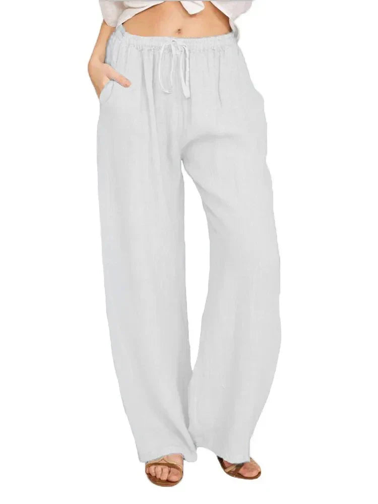 Pantalon taille haute respirant pour femmes - Projet Paris - Léger et chic