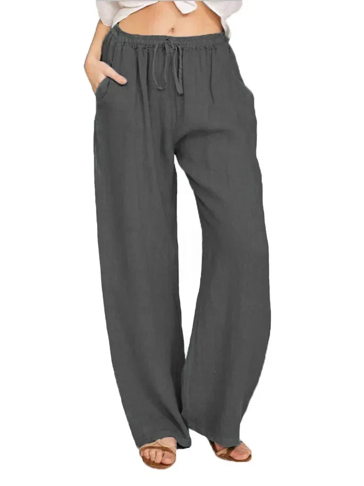 Pantalon taille haute respirant pour femmes - Projet Paris - Léger et chic