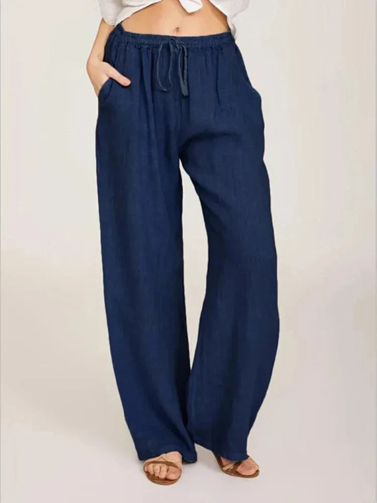 Pantalon taille haute respirant pour femmes - Projet Paris - Léger et chic