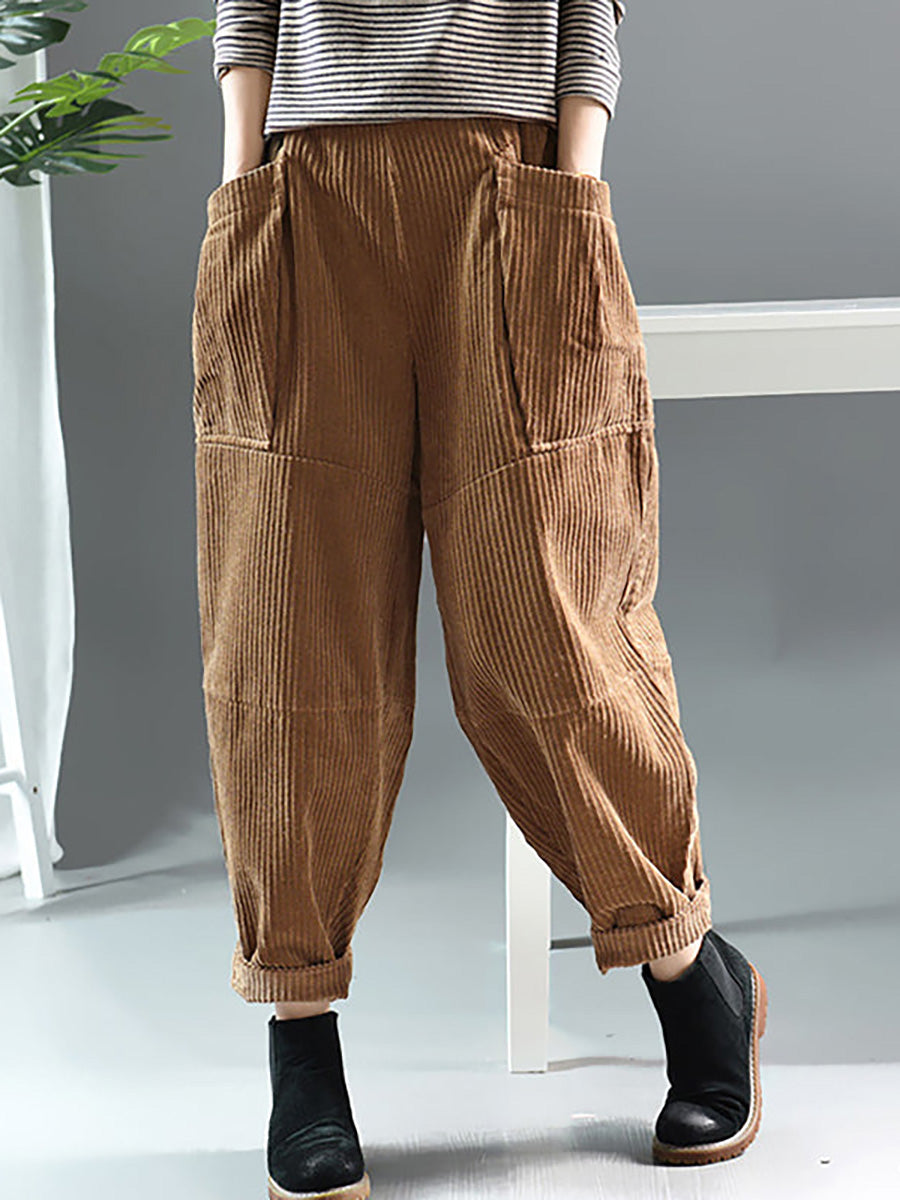 Pantalon rétro unicolore - Élégance et confort - Projet Paris - Idéal pour un style décontracté et intemporel