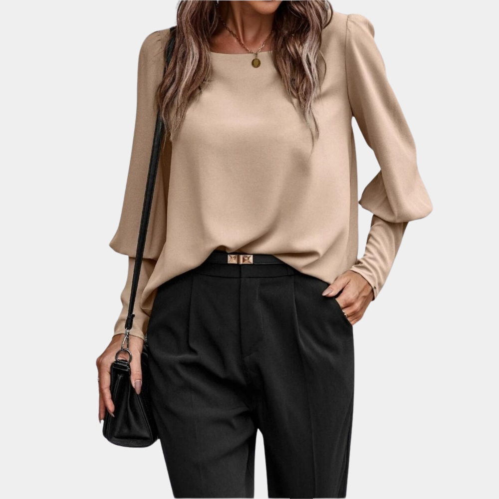 Blouse stylée avec longues manches pour femmes - Projet Paris - Élégance intemporelle