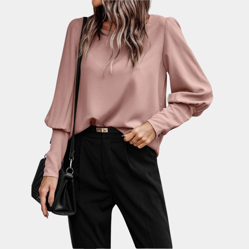 Blouse stylée avec longues manches pour femmes - Projet Paris - Élégance intemporelle