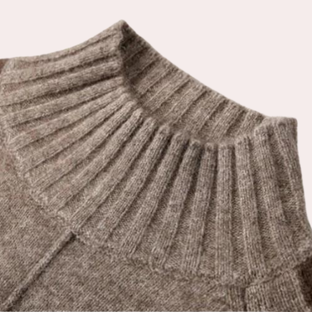 Pull long et moderne pour femmes – Style tendance – Projet Paris – Parfait pour les journées fraîches