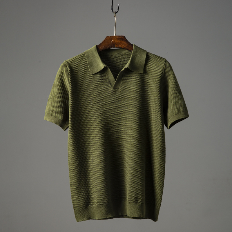 Polo Charleston homme – En coton Pérou – Projet Paris – Élégance intemporelle – Parfait pour un style raffiné