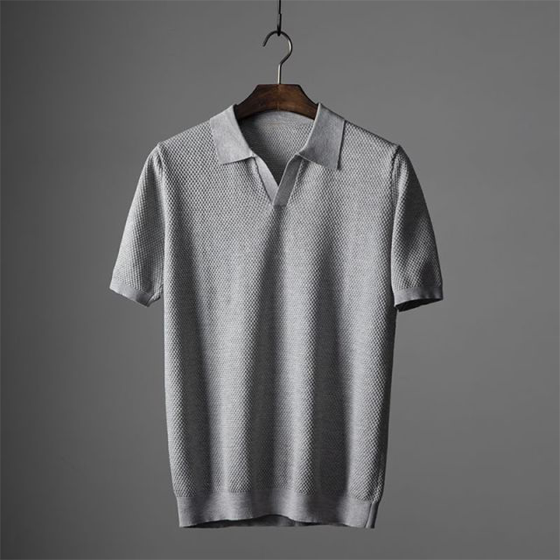 Polo Charleston homme – En coton Pérou – Projet Paris – Élégance intemporelle – Parfait pour un style raffiné