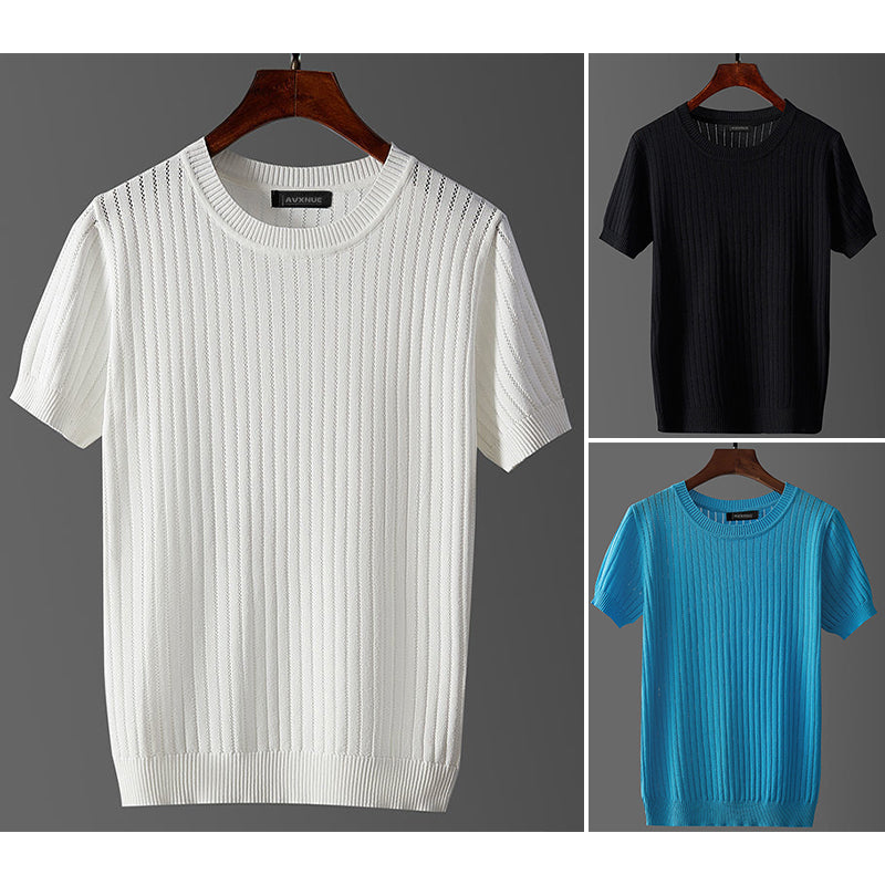 T-shirt tricot homme Charles Morrison Casual – Projet Paris – Confort ultime