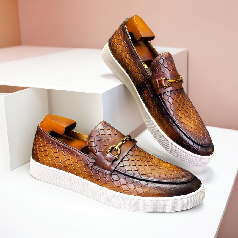 Baskets en cuir véritable – CrocShine – Projet Paris – Confort maximal – Semelle souple