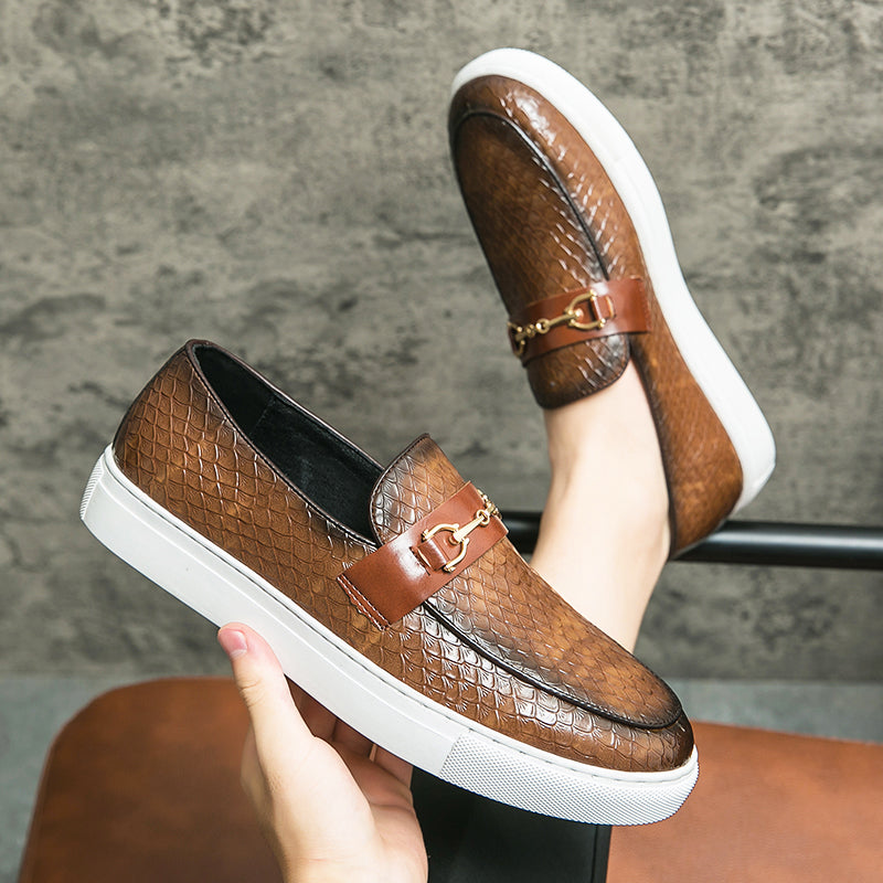 Baskets en cuir véritable – CrocShine – Projet Paris – Confort maximal – Semelle souple