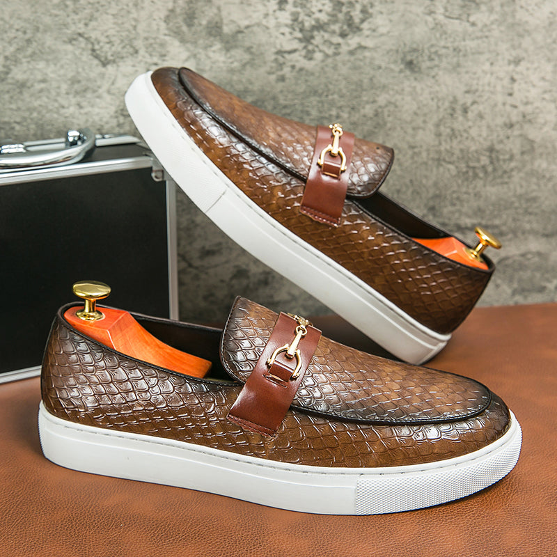Baskets en cuir véritable – CrocShine – Projet Paris – Confort maximal – Semelle souple