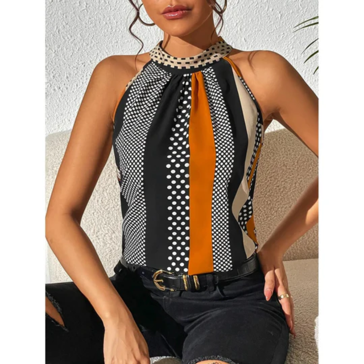Haut Moderne Élégant Femme – Mirriam – Projet Paris – Coupe Sophistiquée