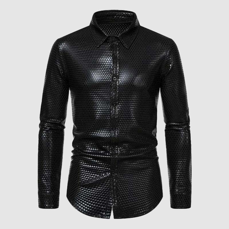 Chemise DualSky pour homme – Projet Paris – Élégance bicolore au style contemporain