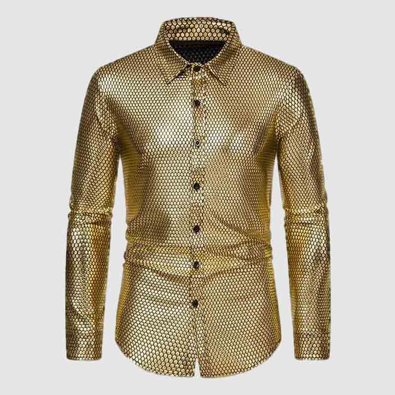 Chemise DualSky pour homme – Projet Paris – Élégance bicolore au style contemporain