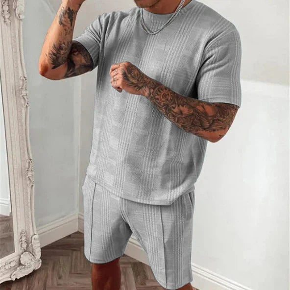Ensemble luxe été homme – Chemise et pantalon assortis – Projet Paris – Élégance et confort