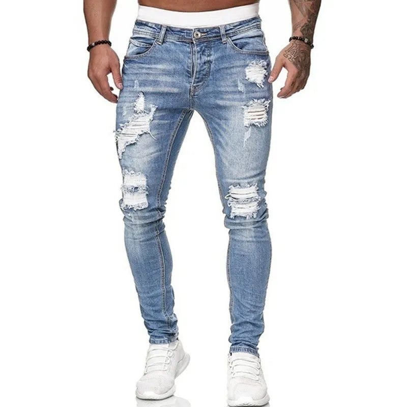 Jean street style homme Lasse™ – Projet Paris – Look urbain et moderne – Parfait pour un style casual tendance