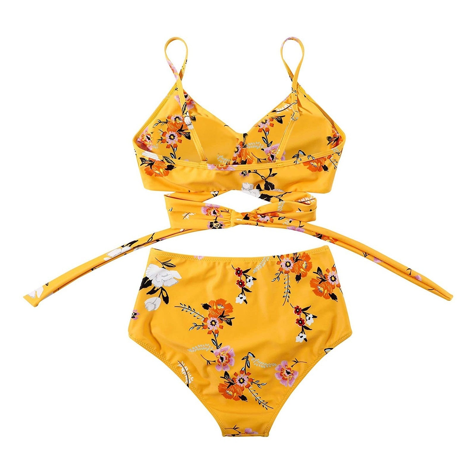 Bikini taille haute coloré - pour femmes - Projet Paris - Élégance estivale - Confort et style - Parfait pour la plage