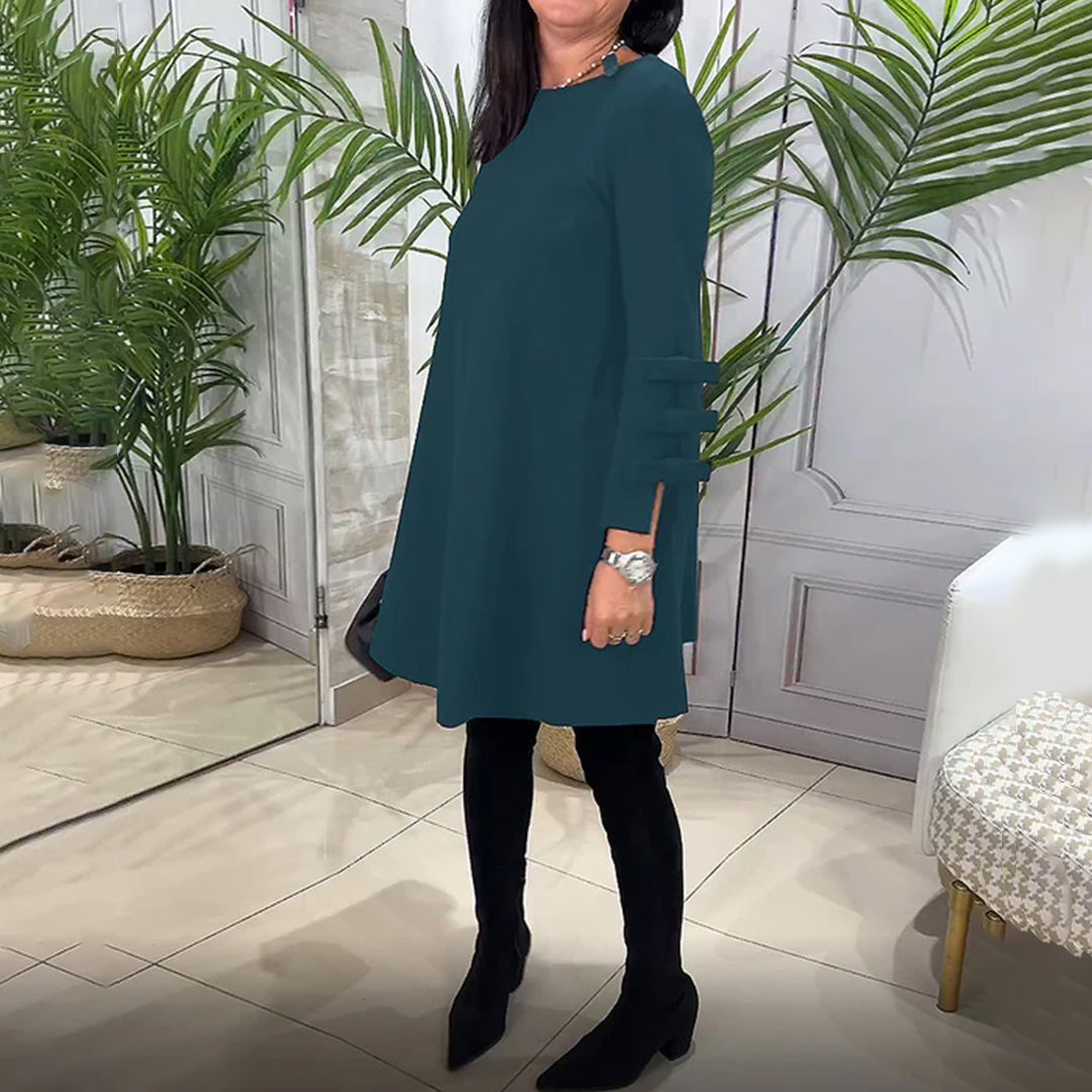 Robe décontractée à manches longues pour femmes - Confortable - Projet Paris - Look casual -