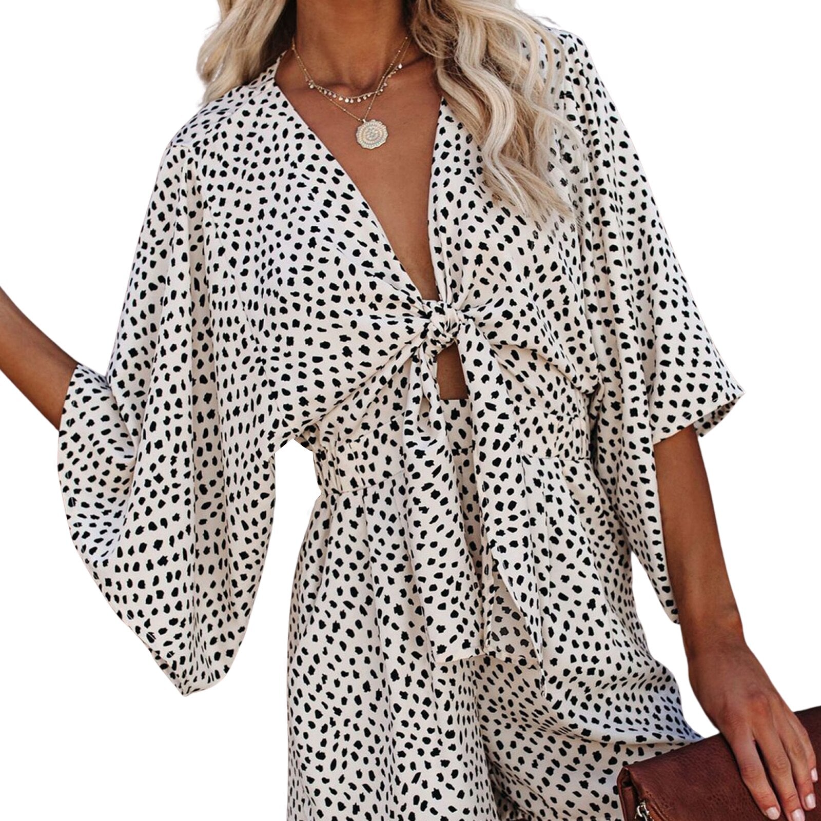 Playsuit avec Nœud - Projet Paris - Casual et stylé - Confortable pour l'été