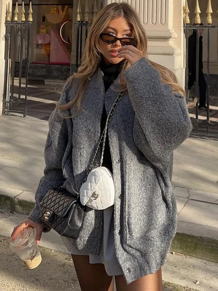 Bomber oversize - Projet Paris - Style audacieux et confortable - Parfait pour un look urbain