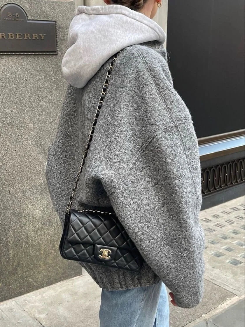 Bomber oversize - Projet Paris - Style audacieux et confortable - Parfait pour un look urbain