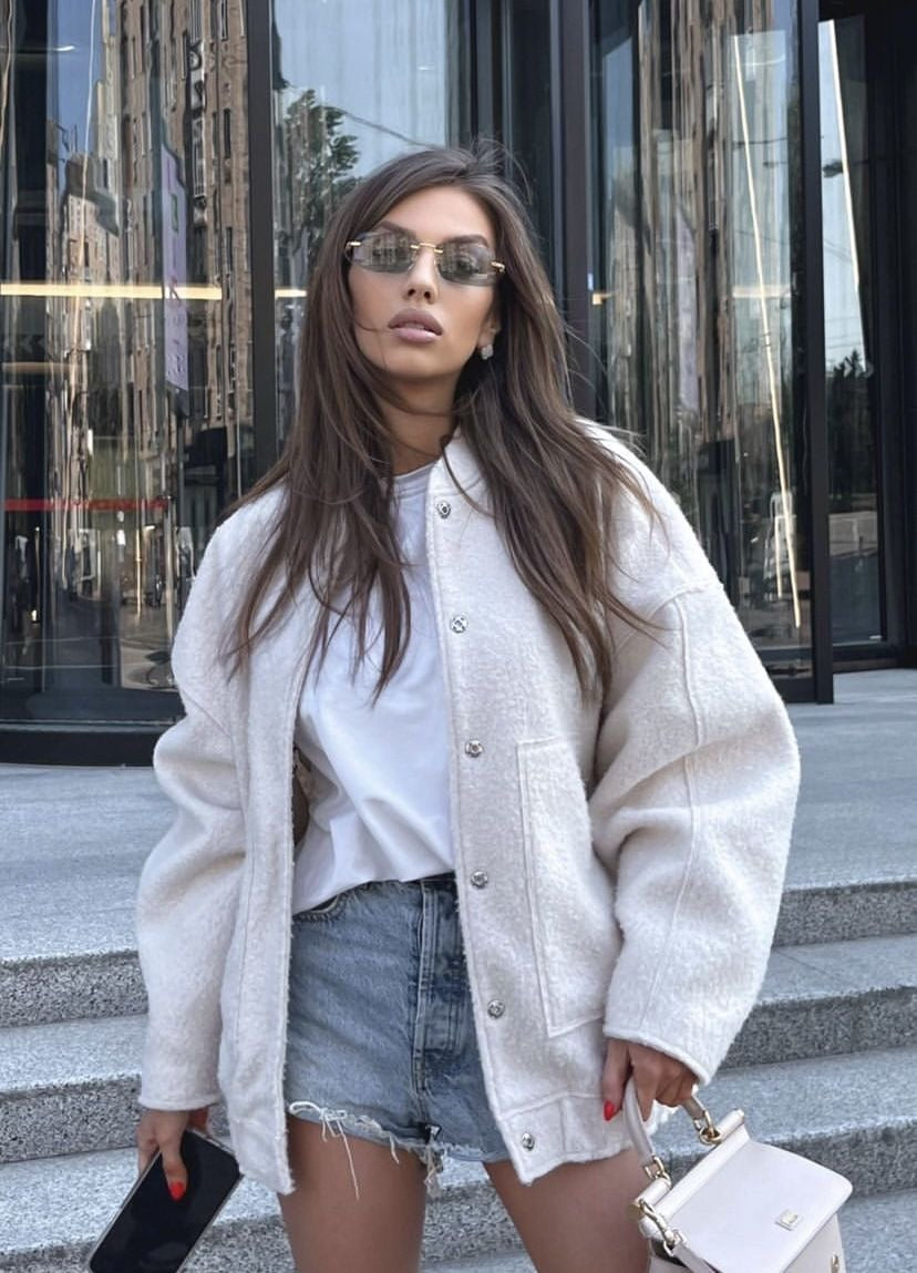 Bomber oversize - Projet Paris - Style audacieux et confortable - Parfait pour un look urbain