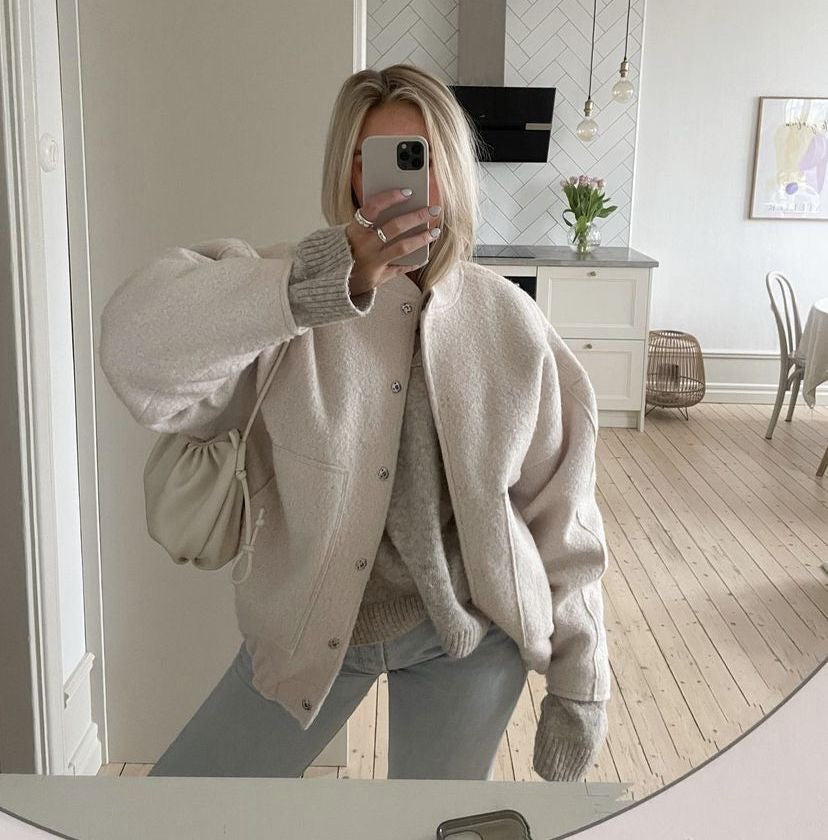 Bomber oversize - Projet Paris - Style audacieux et confortable - Parfait pour un look urbain