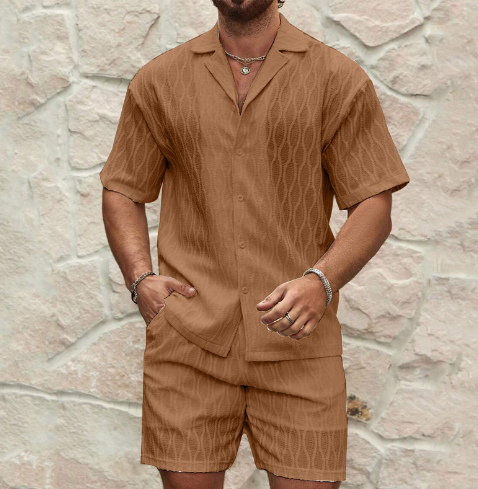 Ensemble jacquard homme – Projet Paris Cuban – Texture luxueuse, style unique