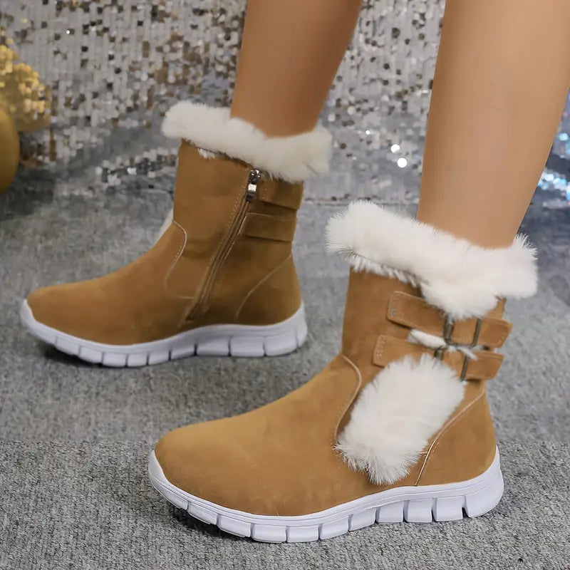 Bottes de neige pour femme - Projet Paris - Résistantes et chaudes - Idéales pour affronter la neige avec style