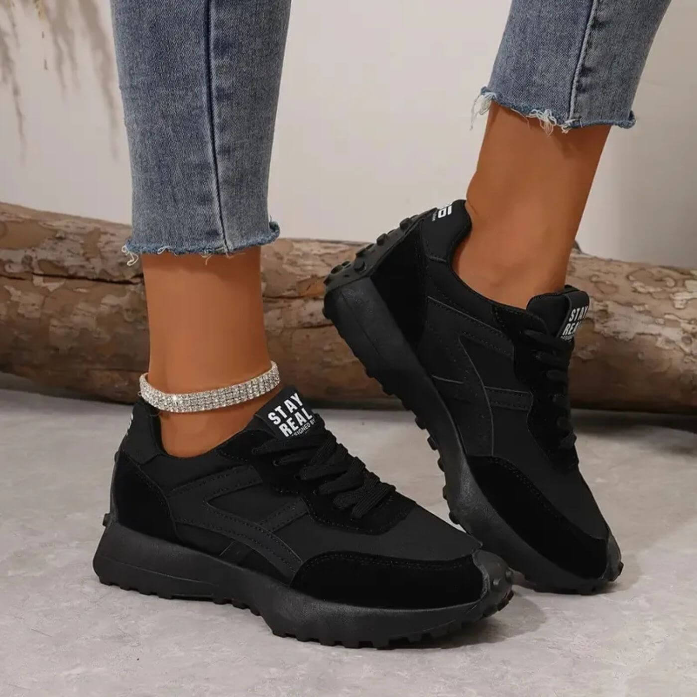 Baskets orthopédiques antidérapantes femme – Projet Paris – Maintien parfait & semelle amortissante