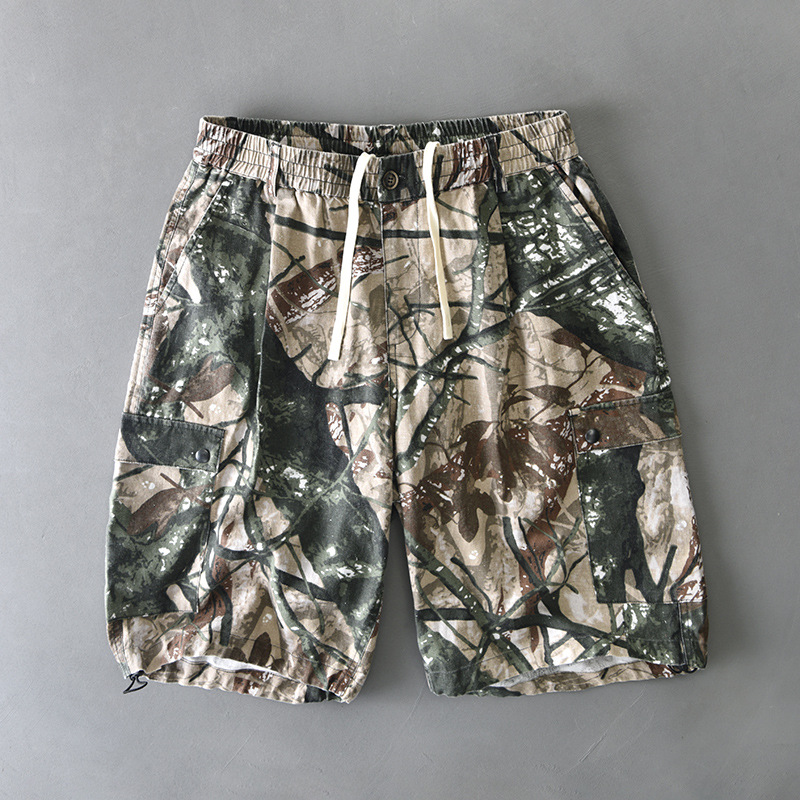 Short camouflage homme – Projet Paris – Style militaire urbain & confort estival