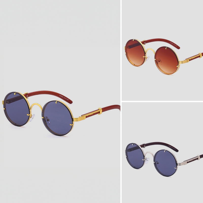 Lunettes de soleil rondes rétro – Projet Paris – Look vintage – Protection UV