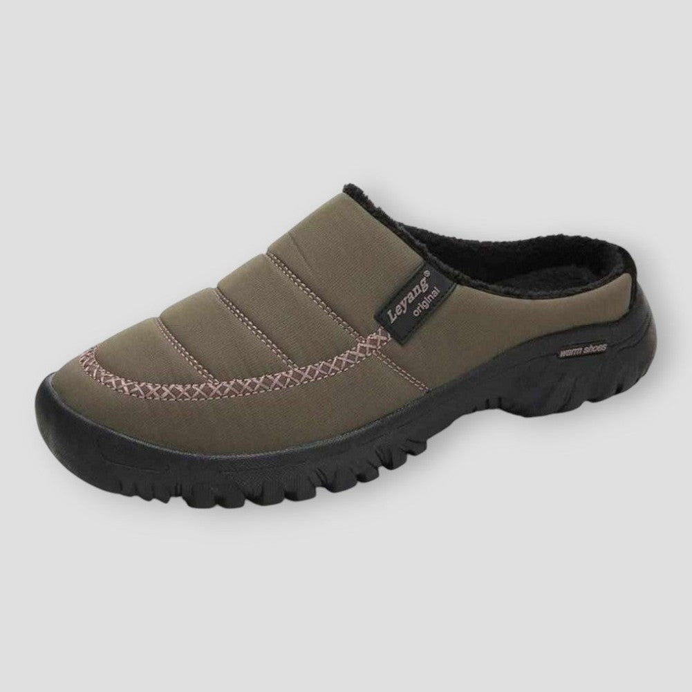 Chaussons antidérapants en peluche pour homme - North Royal - Projet Paris - Ultra doux