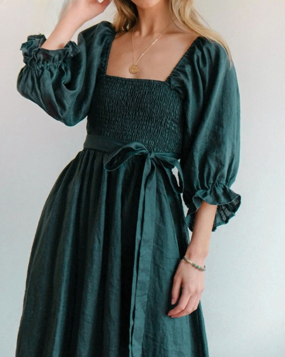 Robe à Manches Volantées Réversibles - Projet Paris - Polyvalente et élégante