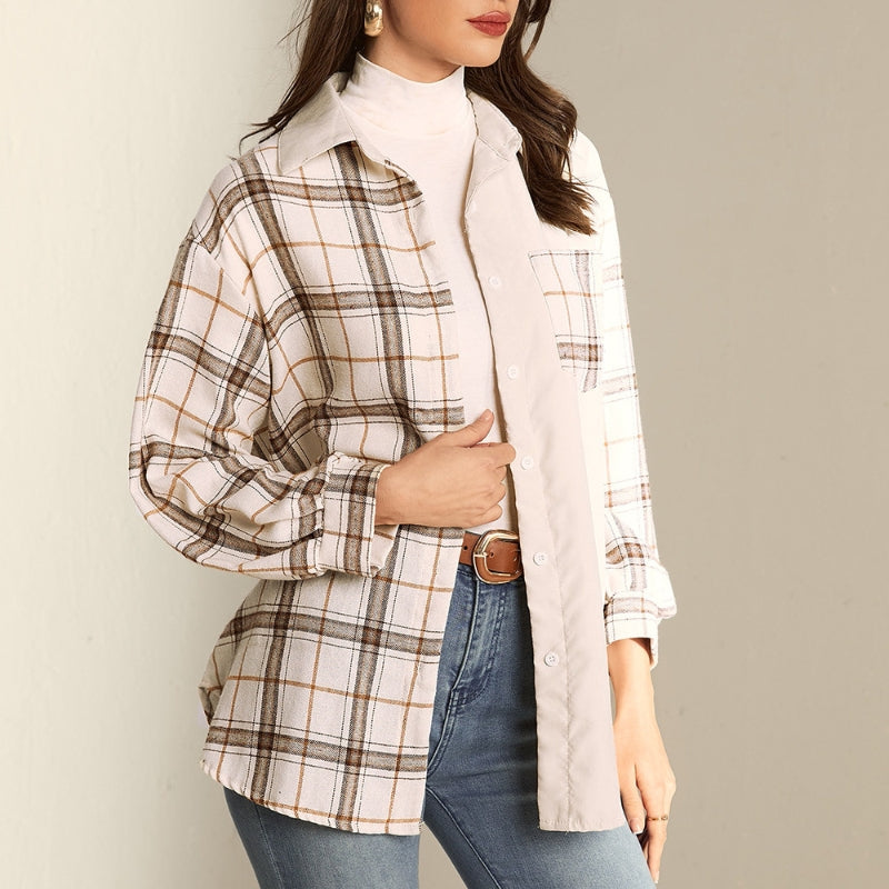 Blouse patchwork - Rileys - Projet Paris - Design original - Toucher doux et léger