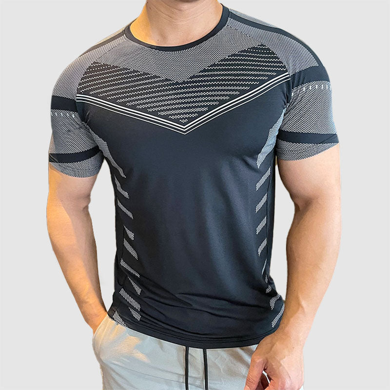 T-shirt compression homme Peak – Projet Paris – Parfait pour les entraînements