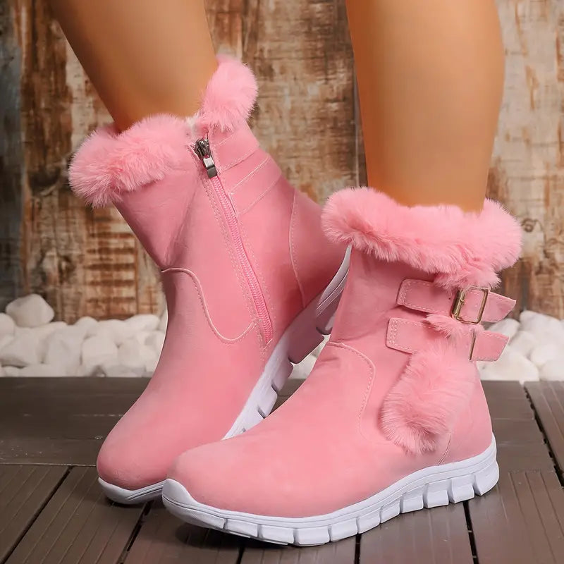 Bottes de neige pour femme - Projet Paris - Résistantes et chaudes - Idéales pour affronter la neige avec style