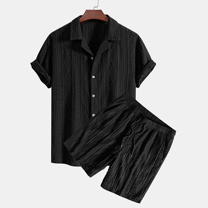 Ensemble jacquard homme – Projet Paris Cuban – Texture luxueuse, style unique