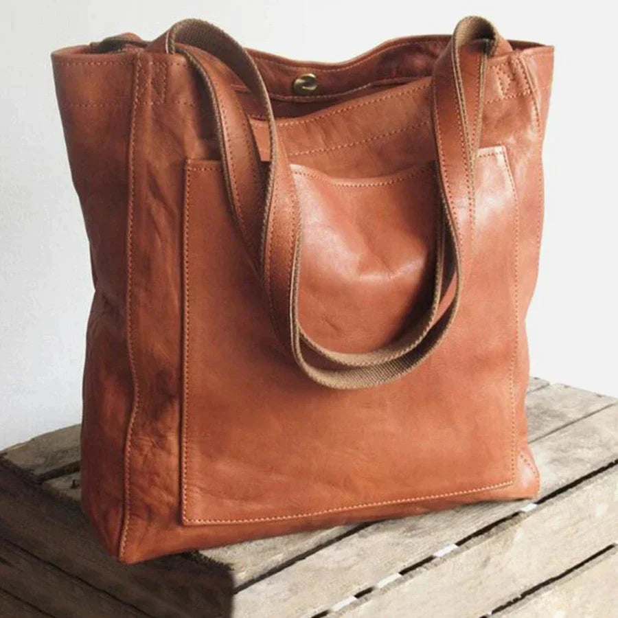 Sac à main en cuir pour dames - Style élégant - Projet Paris - Louna - plusieurs compartiments