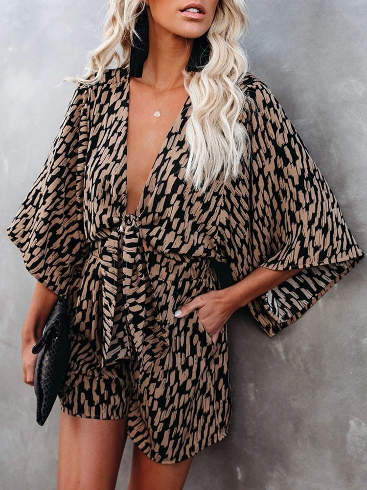 Playsuit avec Nœud - Projet Paris - Casual et stylé - Confortable pour l'été