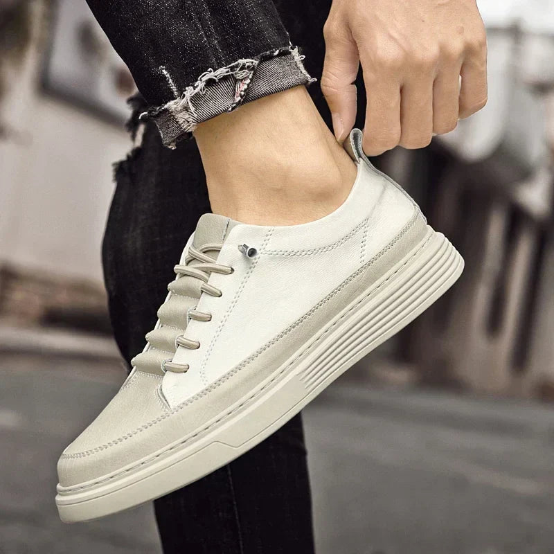 Baskets homme cuir italien | Look premium | Projet Paris – Finition haut de gamme et confort longue durée