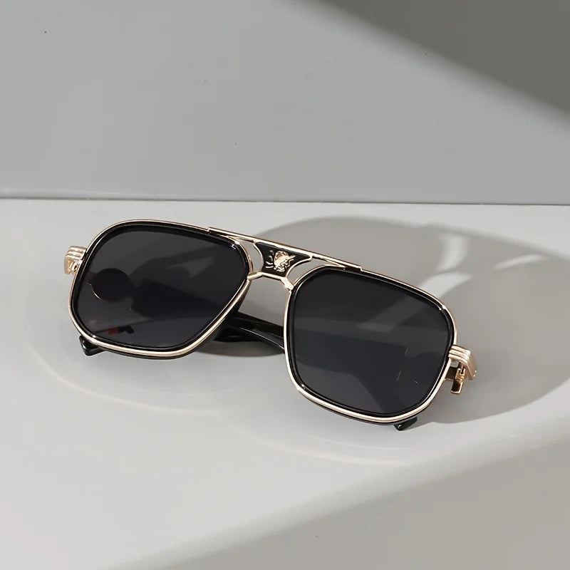 Lunettes aviateur en métal – Projet Paris – Look rétro chic – Parfaites pour les journées ensoleillées
